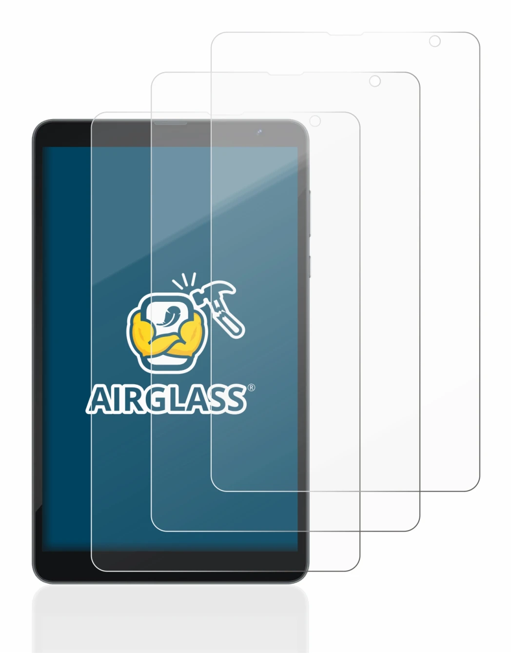 Image of the device Blackview Tab 6 with a wide variety of screen protectors.