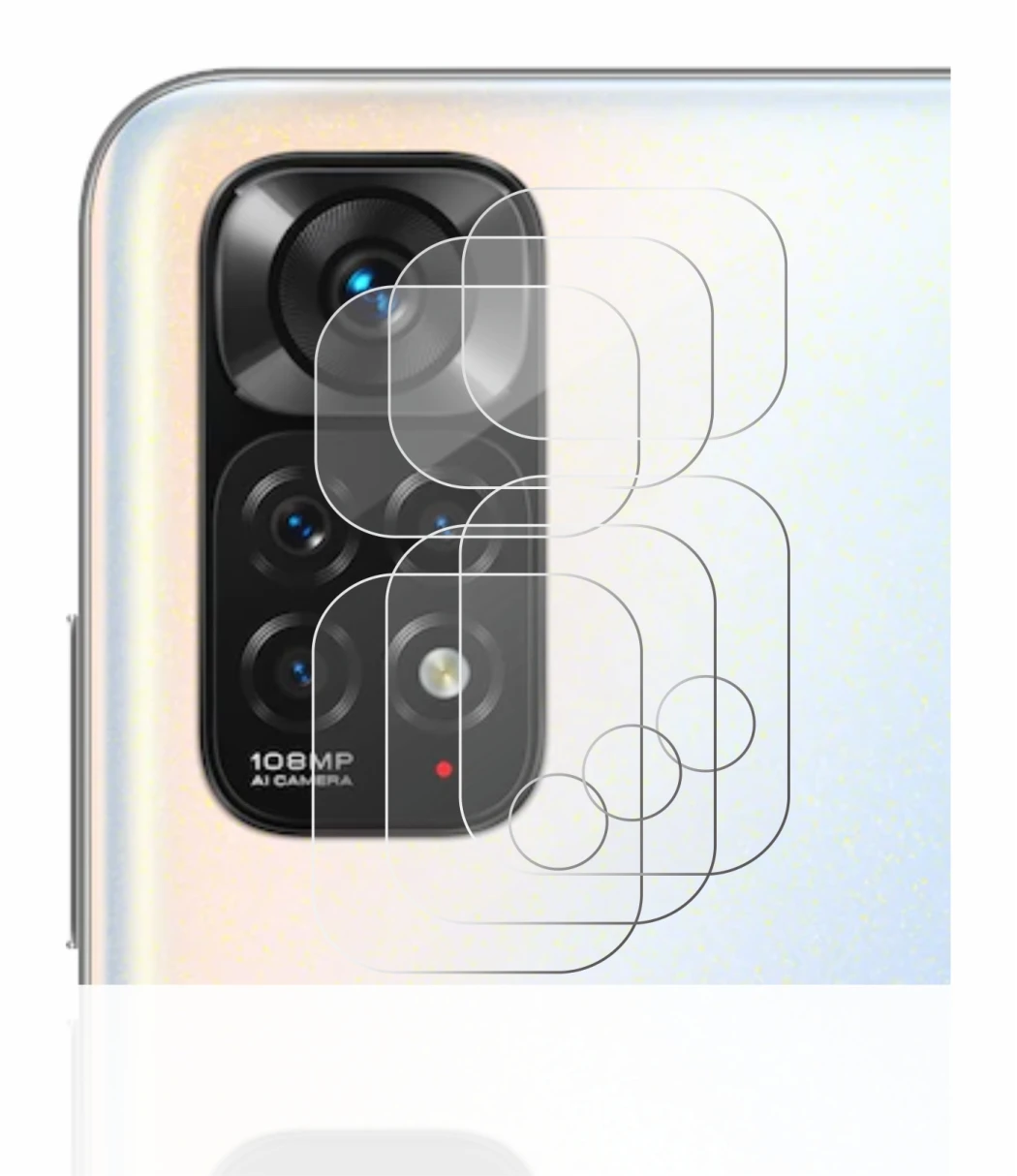 Image of the device Xiaomi Redmi Note 11S (ONLY Camera Lens) with a wide variety of screen protectors.