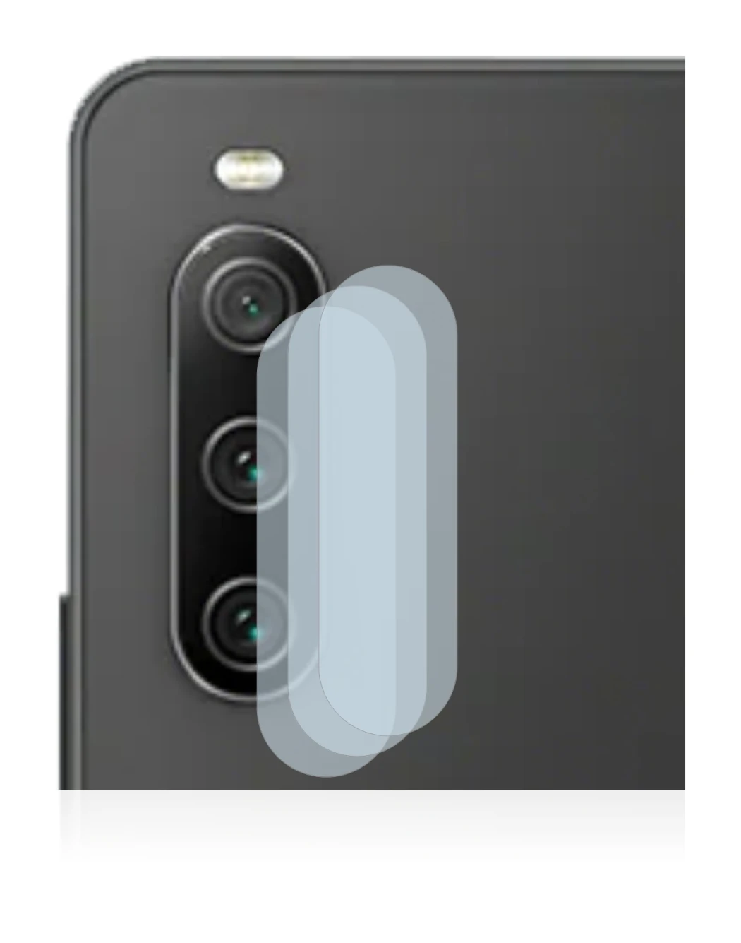 Image of the device Sony Xperia 10 IV (ONLY Camera Lens) with a wide variety of screen protectors.