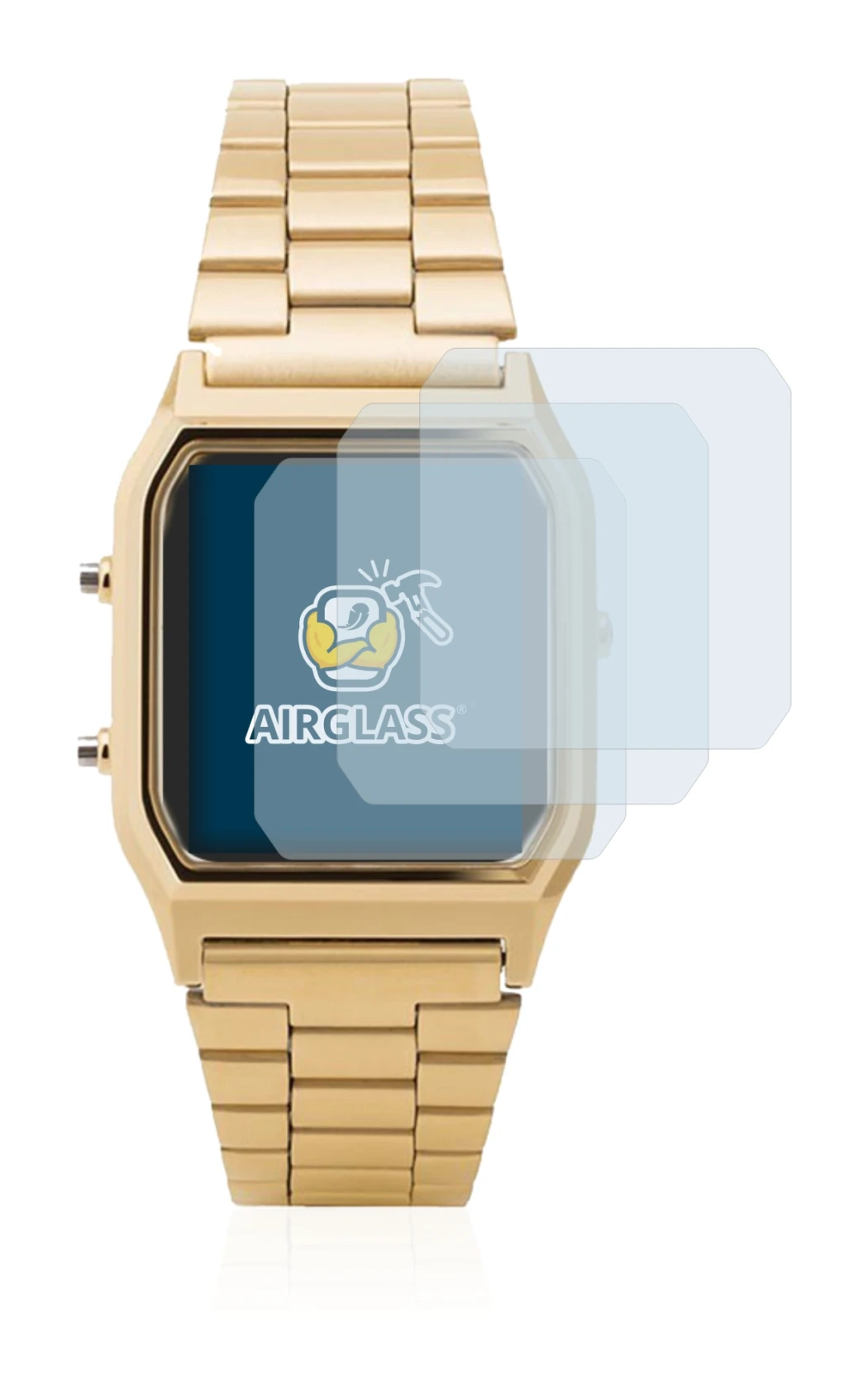 Image of the device Casio AQ-230GA with a wide variety of screen protectors.