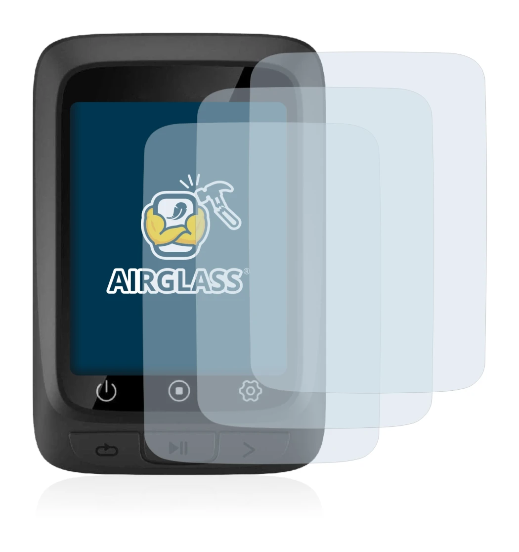 Image of the device CooSpo BC107 with a wide variety of screen protectors.