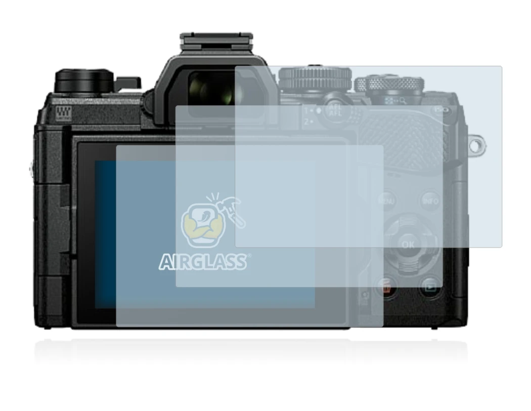 Image of the device Olympus OM System OM-5 with a wide variety of screen protectors.