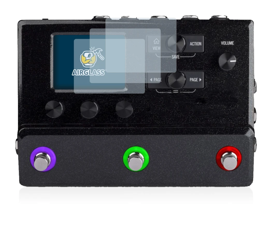 Image of the device Line 6 hx stomp with a wide variety of screen protectors.