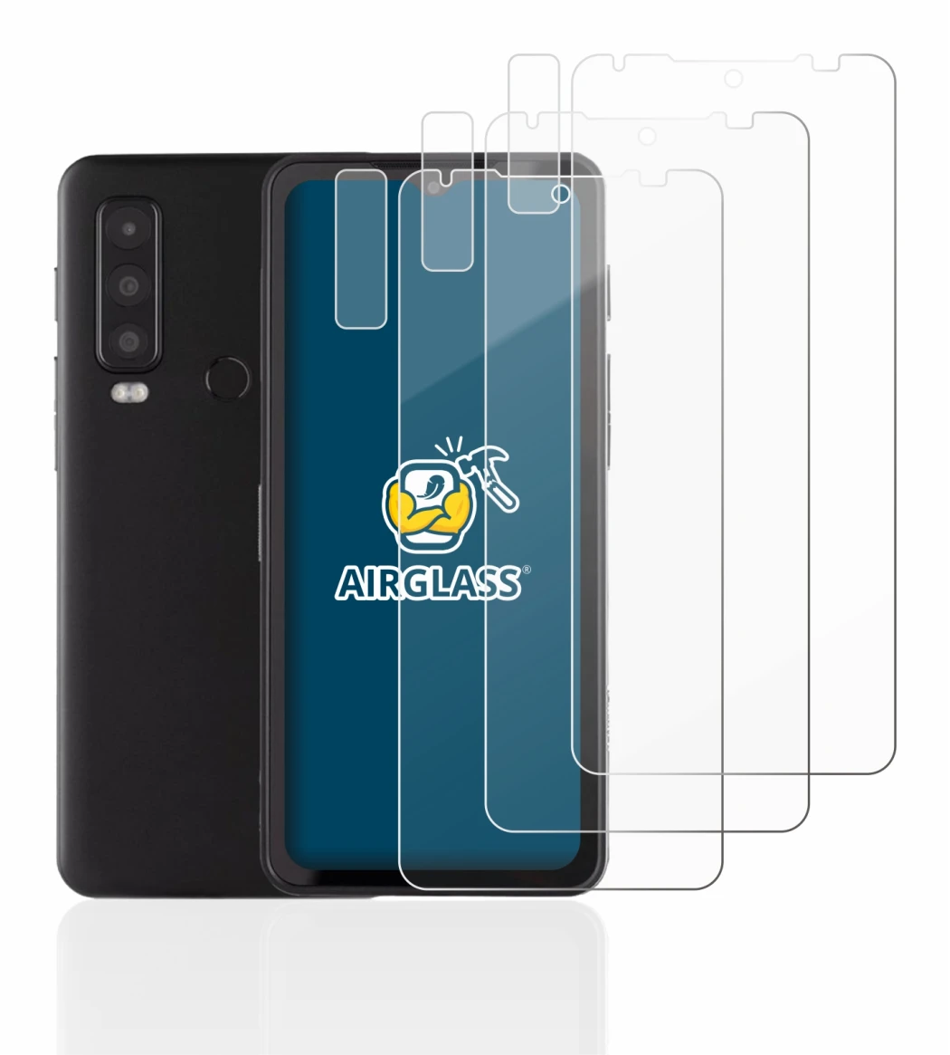 Image of the device Caterpillar Cat S75 (Front+Camera) with a wide variety of screen protectors.