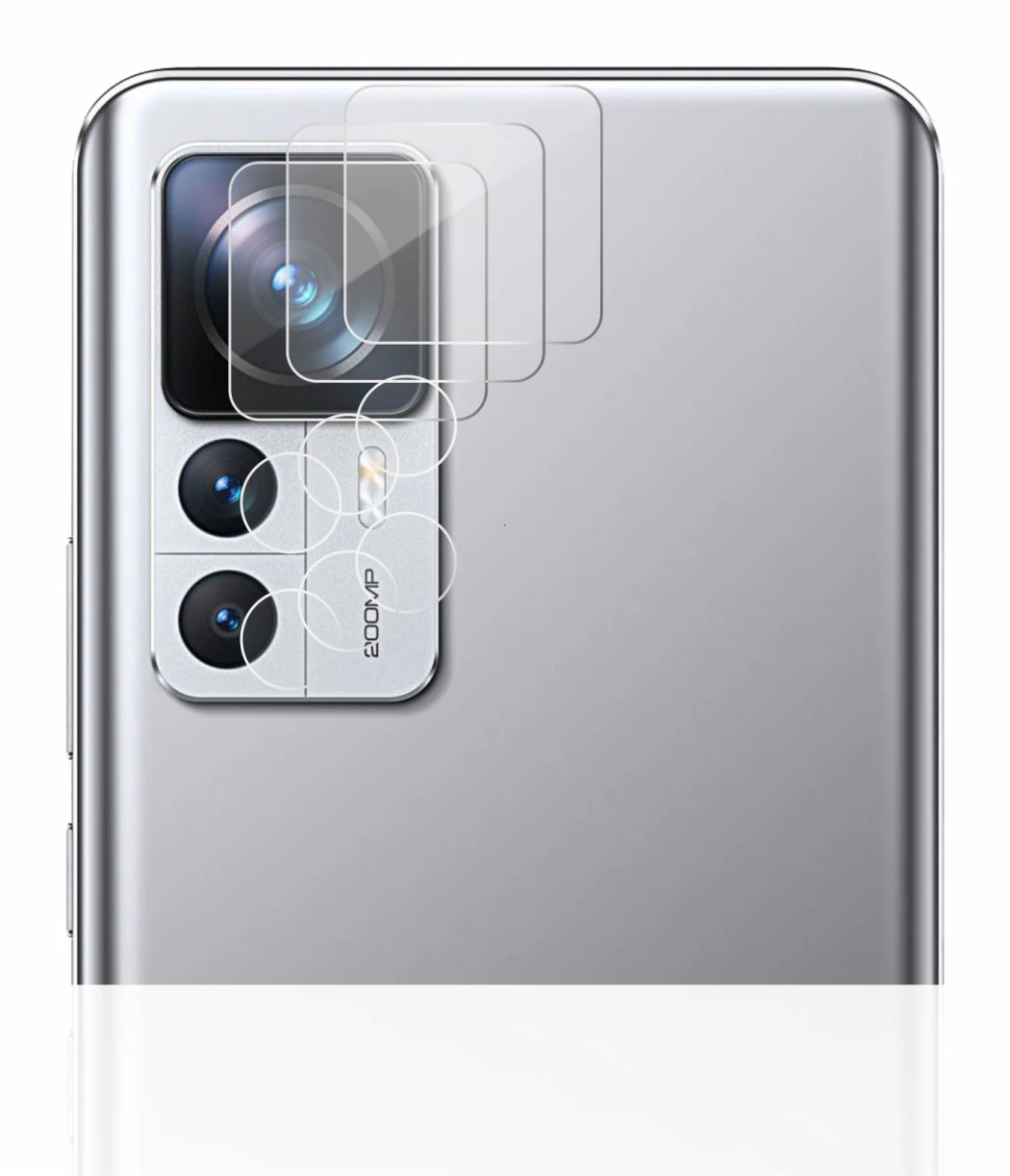 Image of the device Xiaomi 12T Pro (ONLY Camera Lens) with a wide variety of screen protectors.