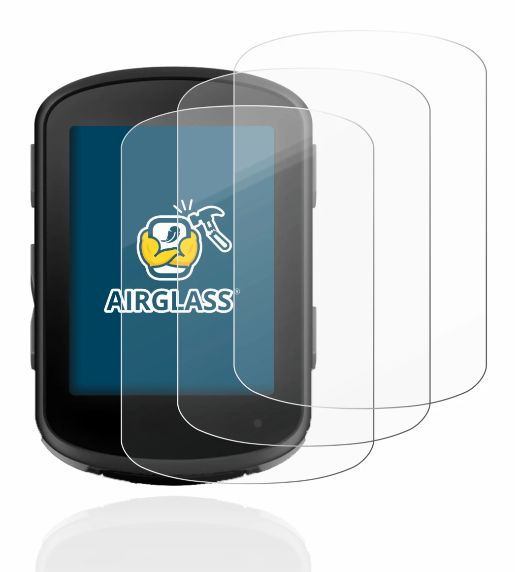 Image of the device Garmin Edge 540 with a wide variety of screen protectors.