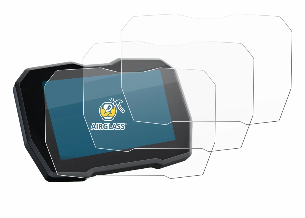 Image of the device Ducati Multistrada V4 2021+ with a wide variety of screen protectors.