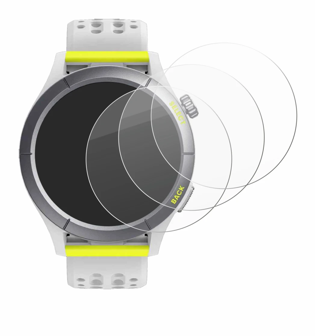 Image of the device Huami Amazfit Cheetah with a wide variety of screen protectors.
