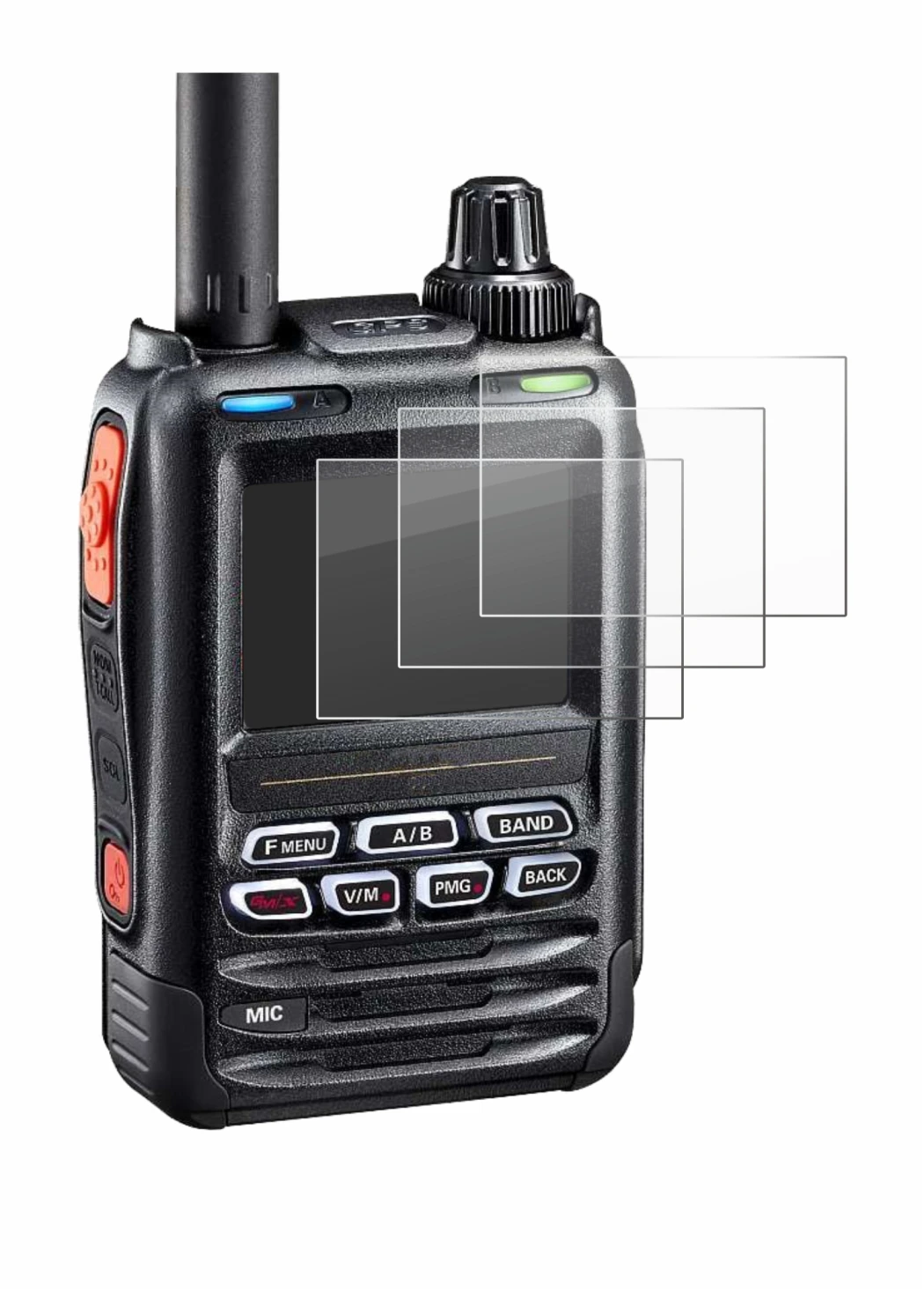 Image of the device Yaesu FT-5DE/DR with a wide variety of screen protectors.