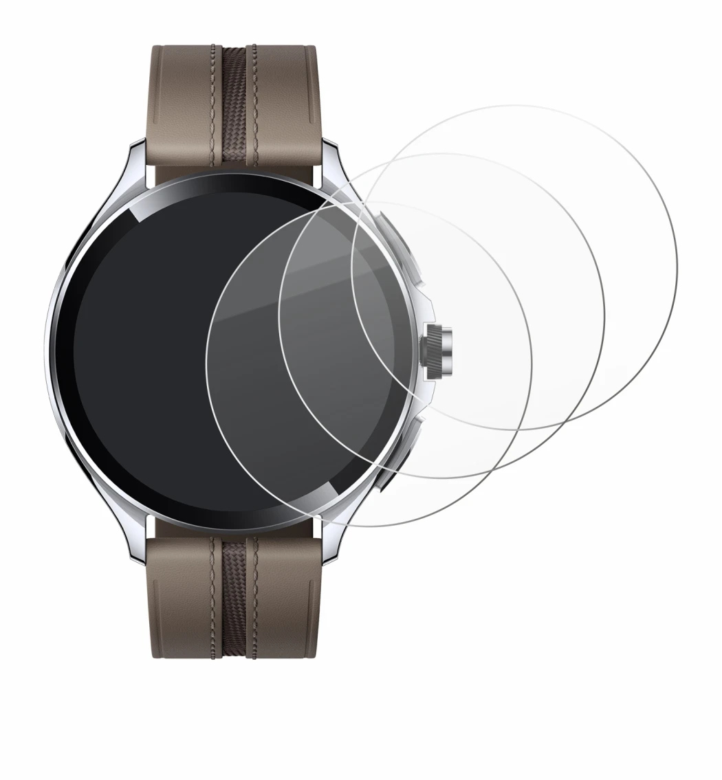 Image of the device Xiaomi Watch 2 Pro with a wide variety of screen protectors.