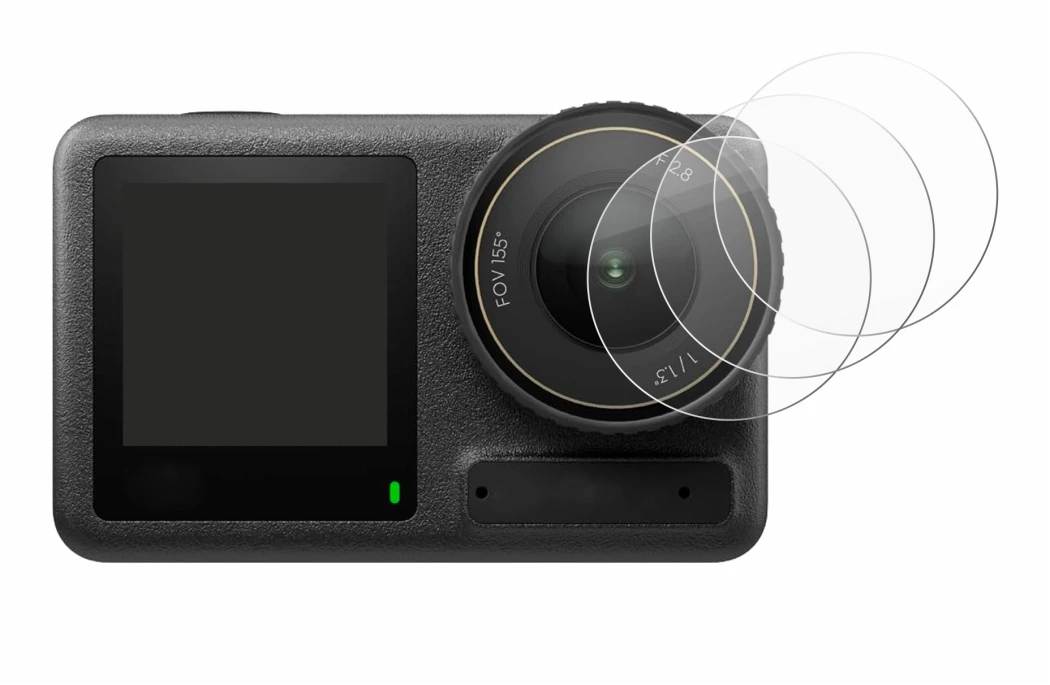 Image of the device DJI Osmo Action 4 (Lens) with a wide variety of screen protectors.
