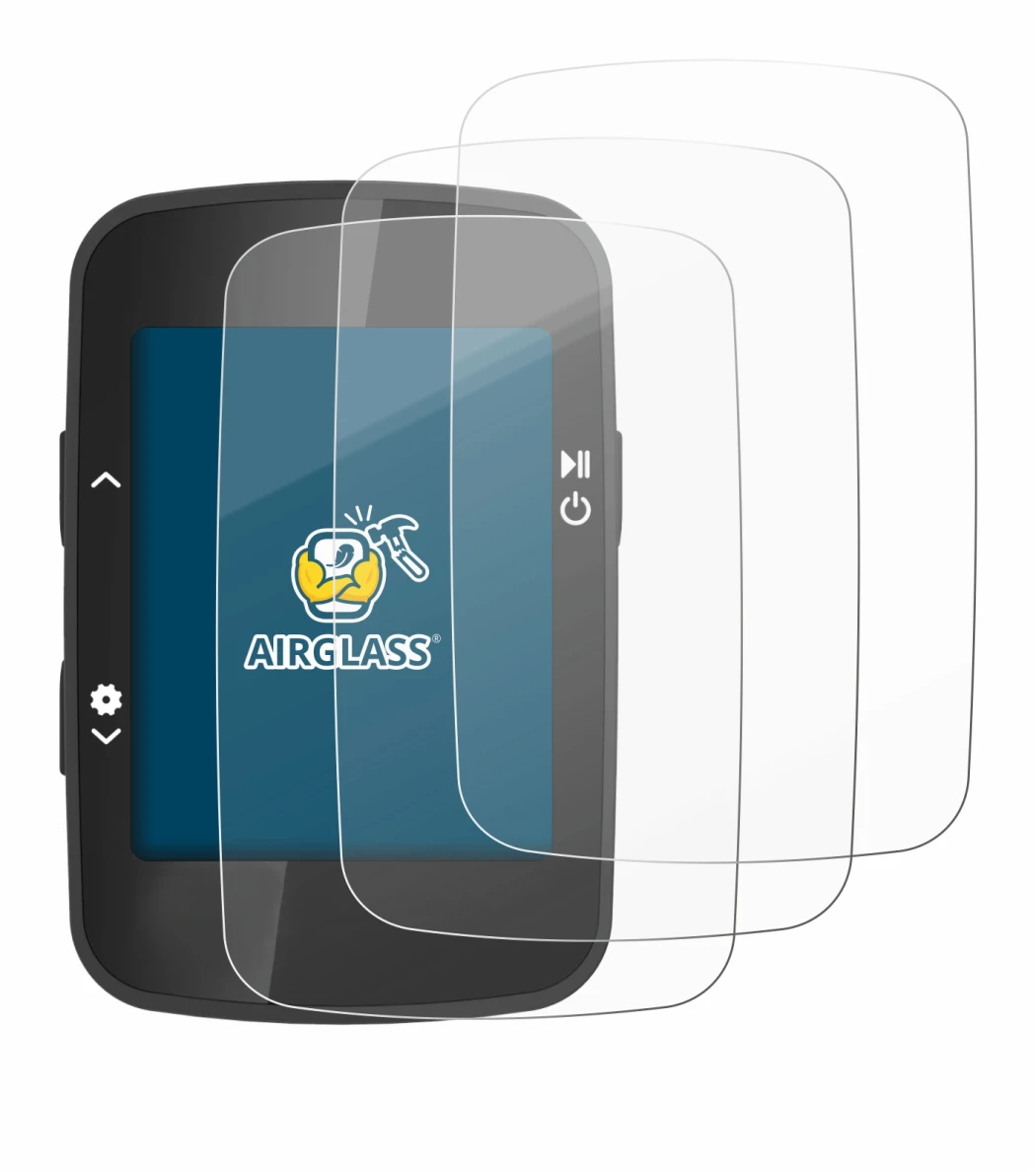 Image of the device CooSpo BC26 with a wide variety of screen protectors.