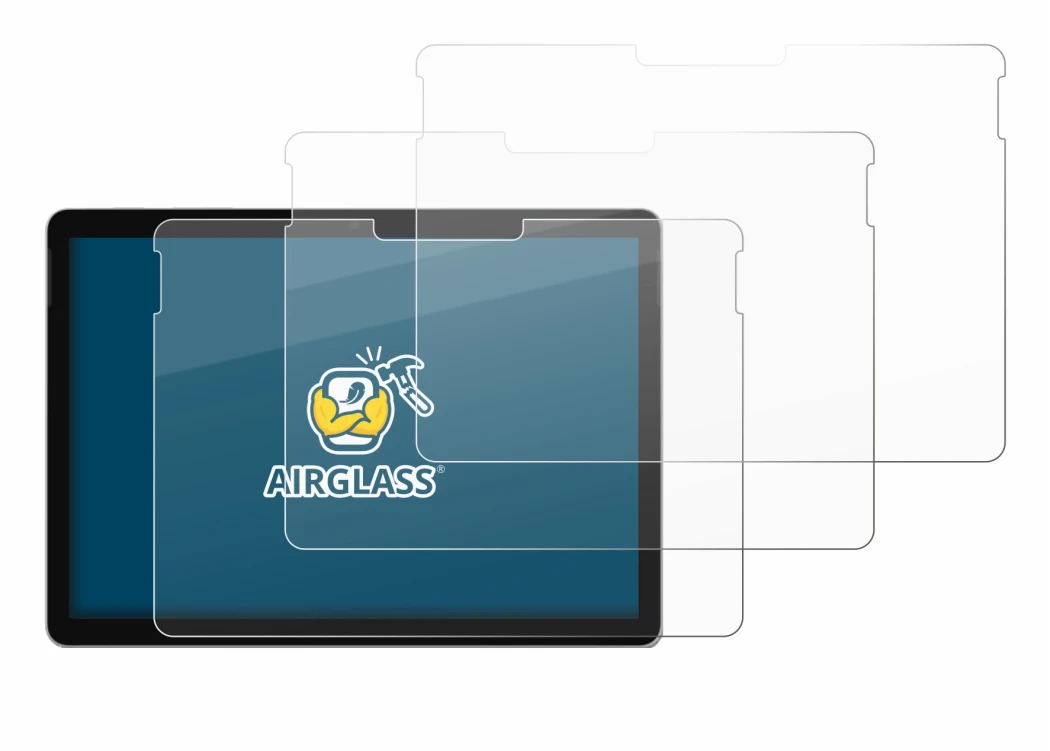 Image of the device Microsoft Surface Go 4 with a wide variety of screen protectors.