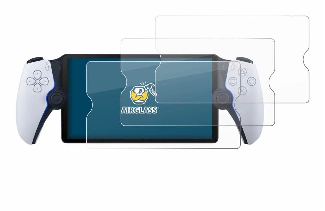 Image of the device Sony Playstation Portal with a wide variety of screen protectors.