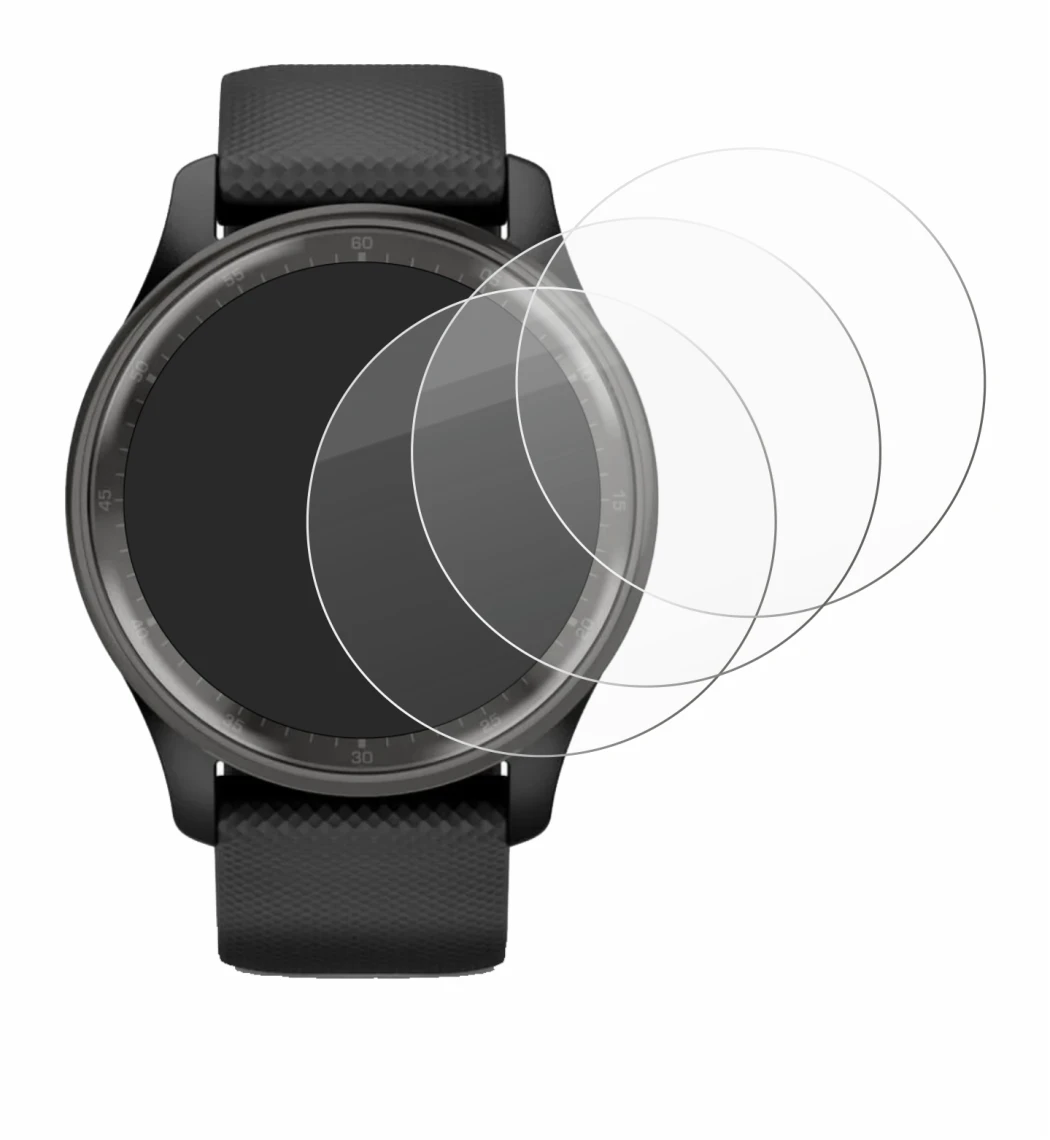 Image of the device Garmin Vivomove Trend with a wide variety of screen protectors.