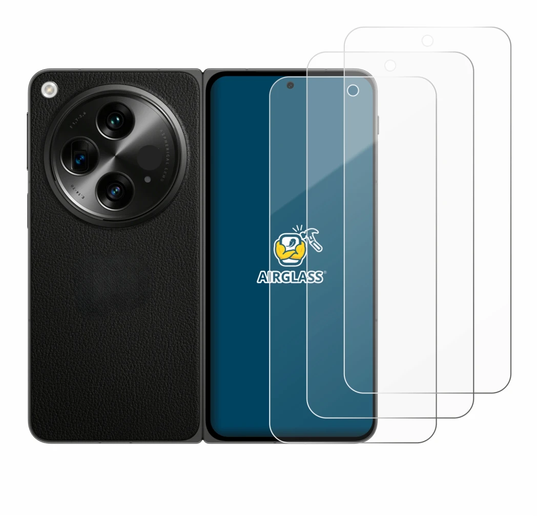 Image of the device OnePlus Open with a wide variety of screen protectors.