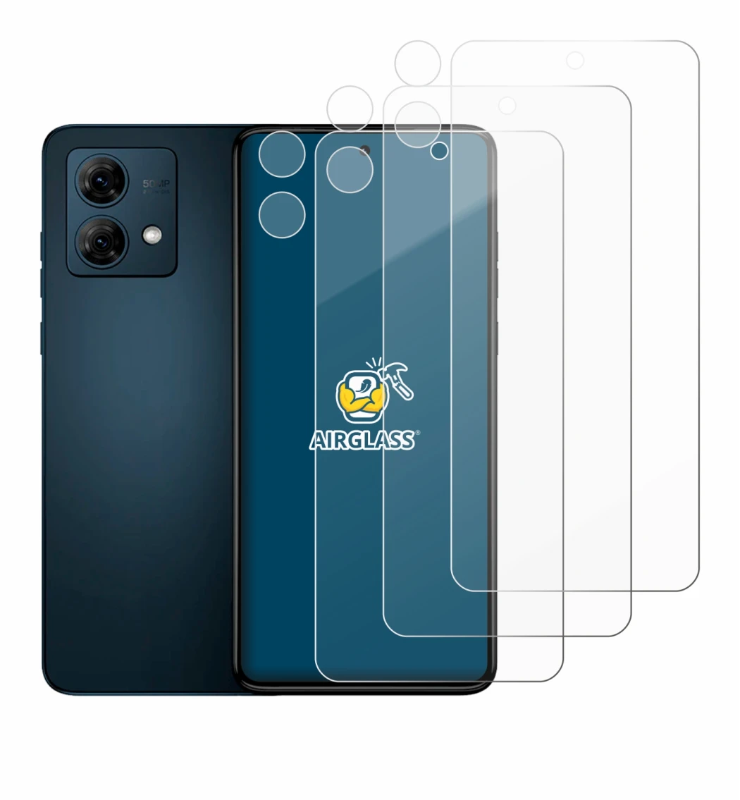 Image of the device Motorola Moto G84 (Front+Camera) with a wide variety of screen protectors.