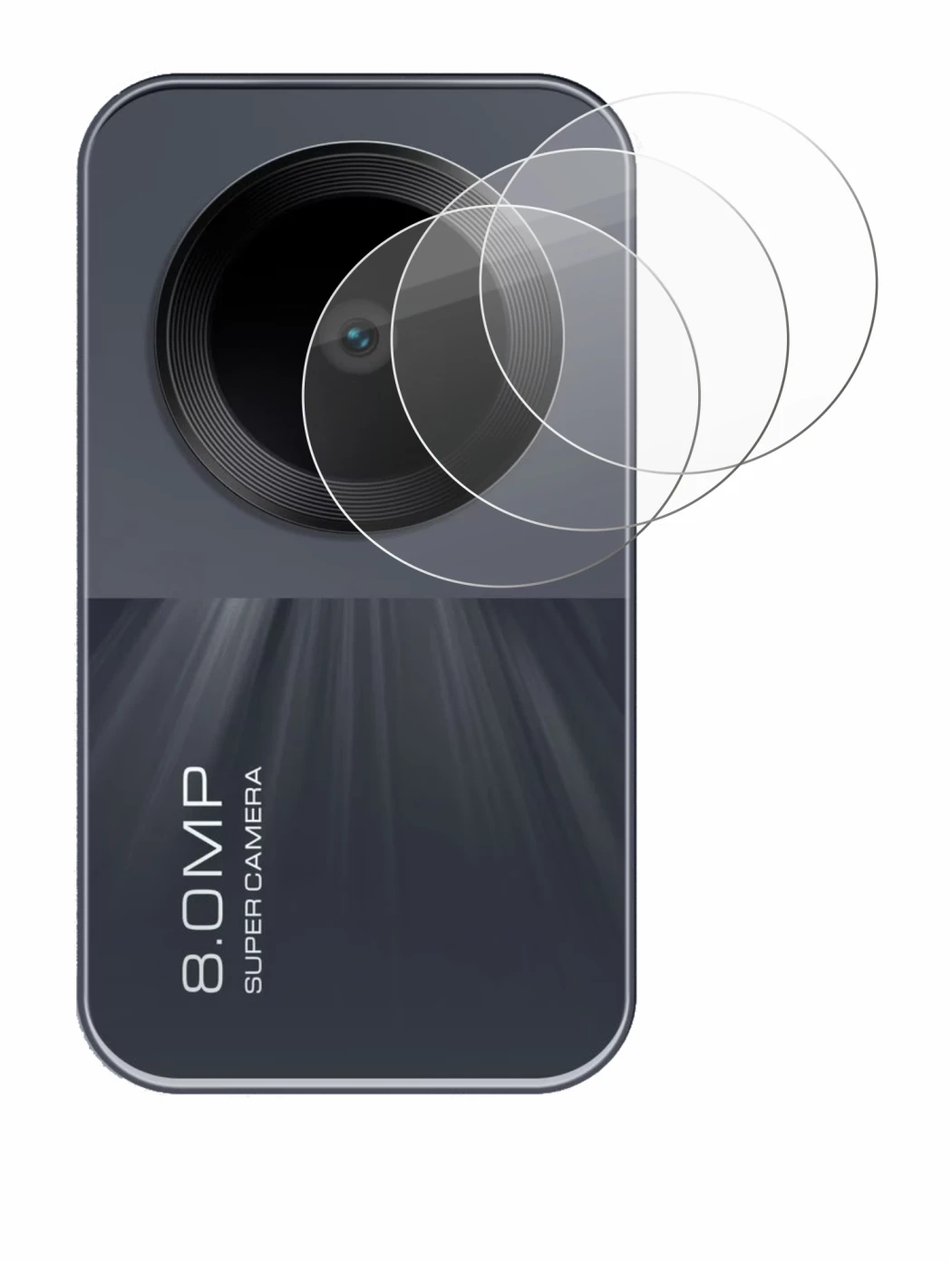 Image of the device Xiaomi Redmi Pad SE (ONLY Camera) with a wide variety of screen protectors.