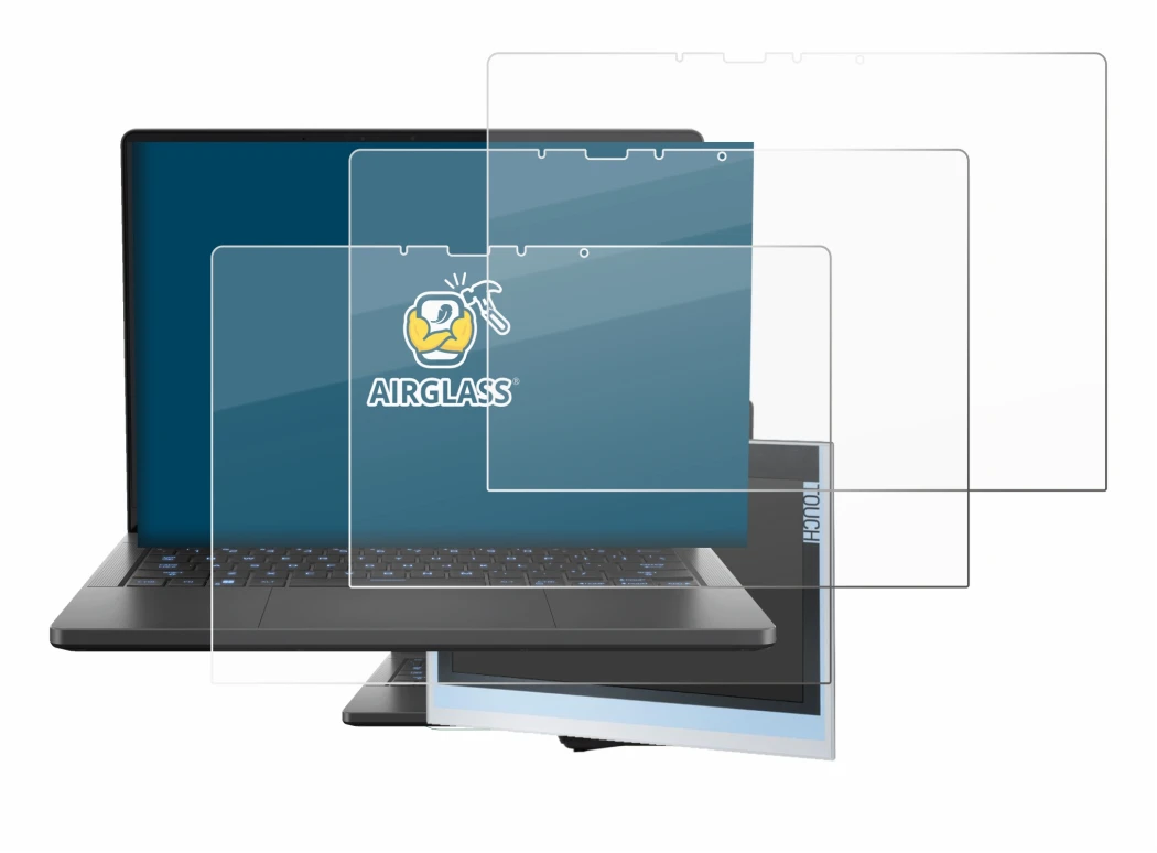 Image of the device ASUS ROG Zephyrus G14 2024 GA403 with a wide variety of screen protectors.