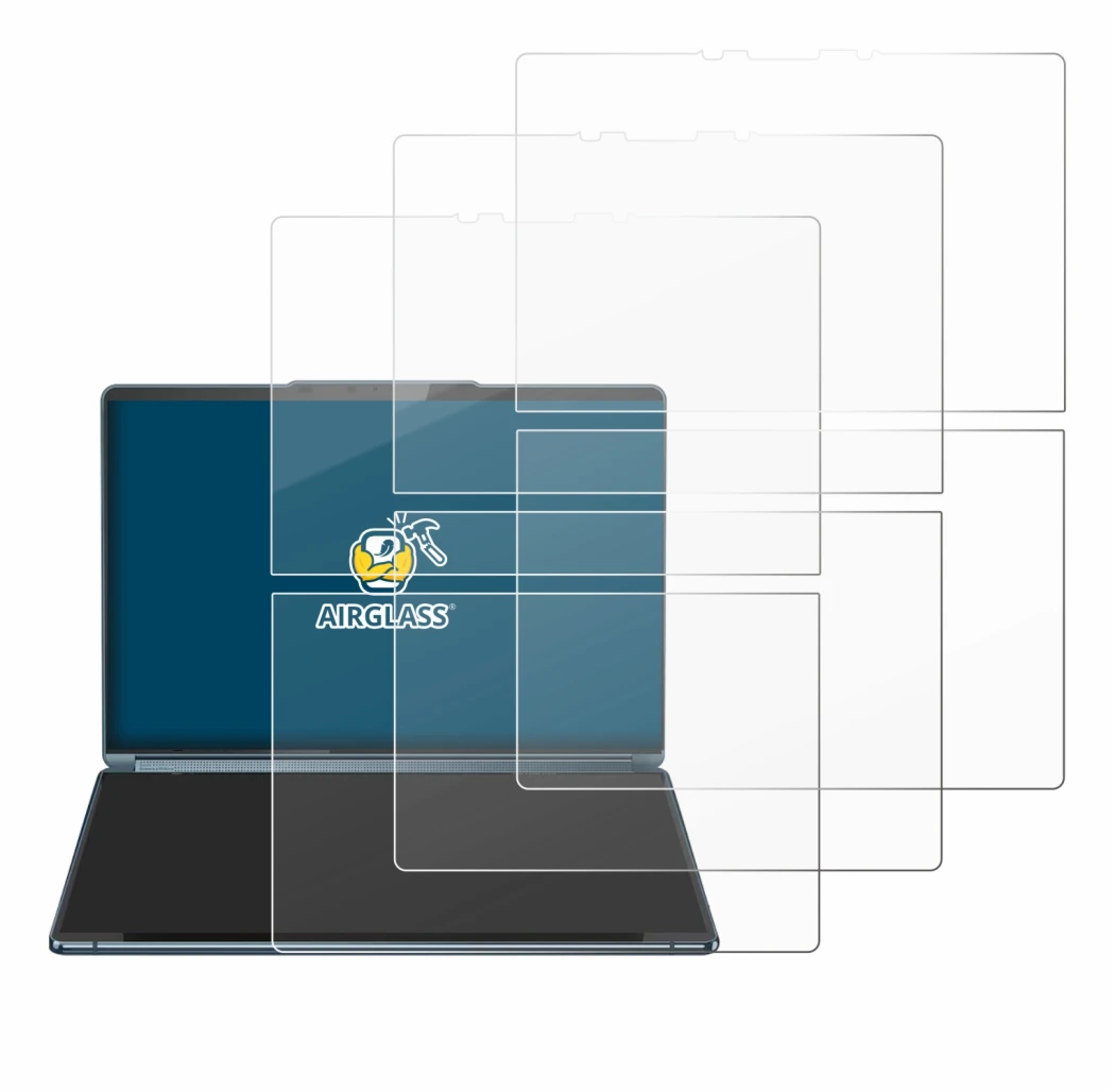 Image of the device Lenovo Yoga Book 9i Gen 9 with a wide variety of screen protectors.