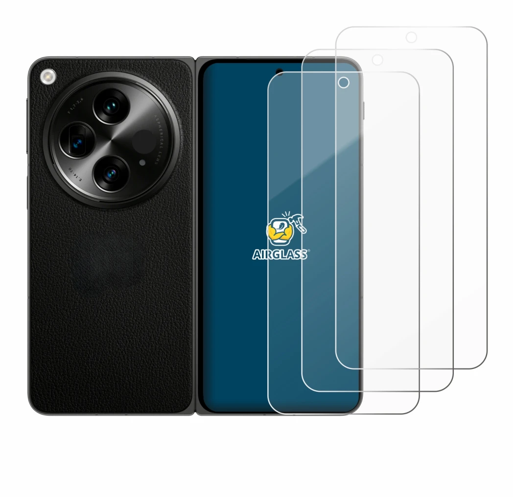 Image of the device OnePlus Open (case-friendly) with a wide variety of screen protectors.