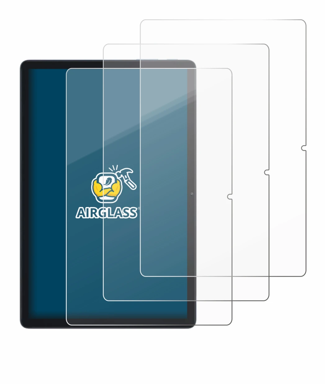 Image of the device Blackview Tab 80 with a wide variety of screen protectors.