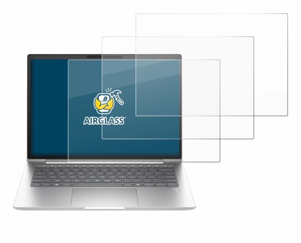 Image of the device HP EliteBook 640 G11 with a wide variety of screen protectors.