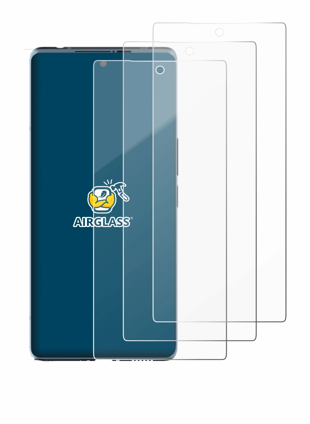 Image of the device HTC U24 Pro with a wide variety of screen protectors.
