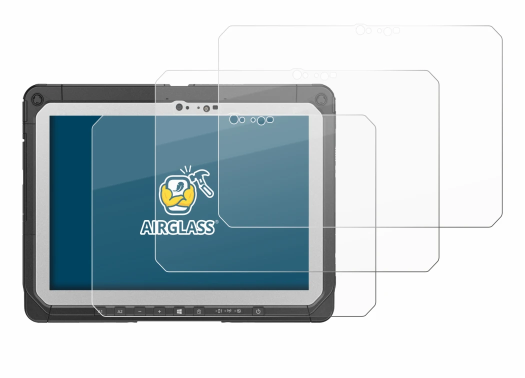 Image of the device Panasonic Toughbook CF-20 MK2 with a wide variety of screen protectors.