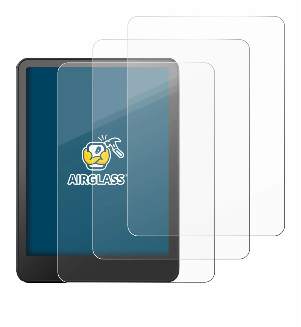 Image of the device Amazon Kindle Paperwhite 2024 Signature Edition (12. Gen.) with a wide variety of screen protectors.