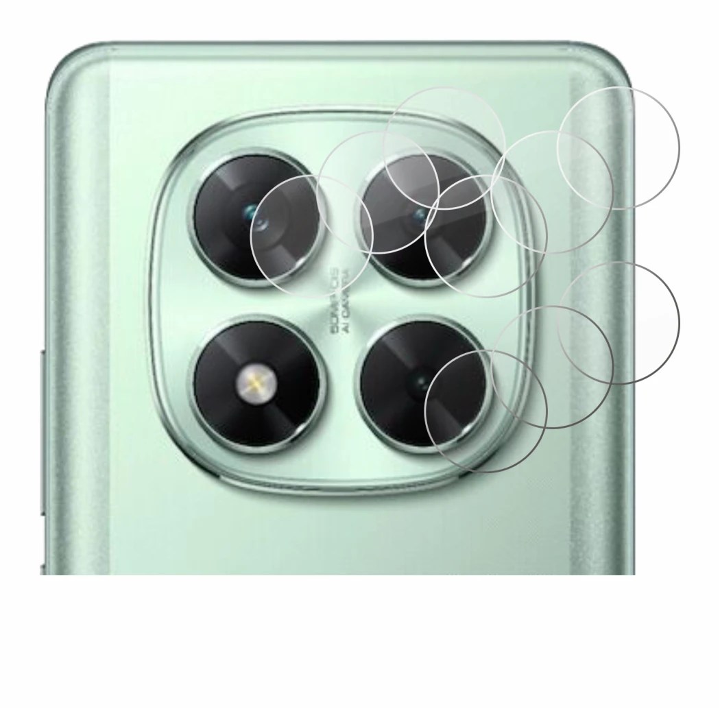 Image of the device Xiaomi Poco X7 (ONLY Camera) with a wide variety of screen protectors.