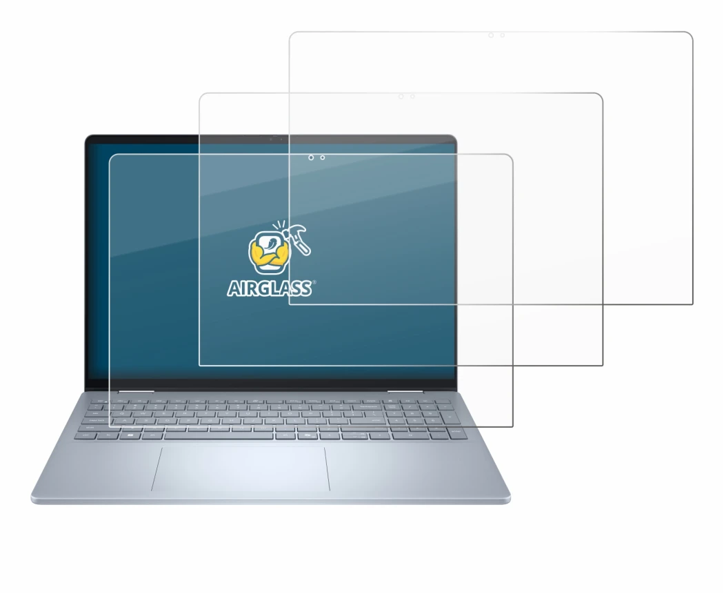 Image of the device Dell 16 Plus-2-in-1 with a wide variety of screen protectors.