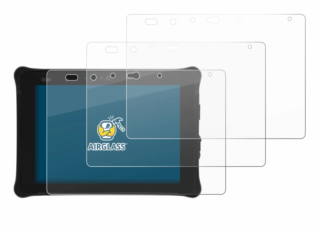 Image of the device Leica iCON CC180 with a wide variety of screen protectors.