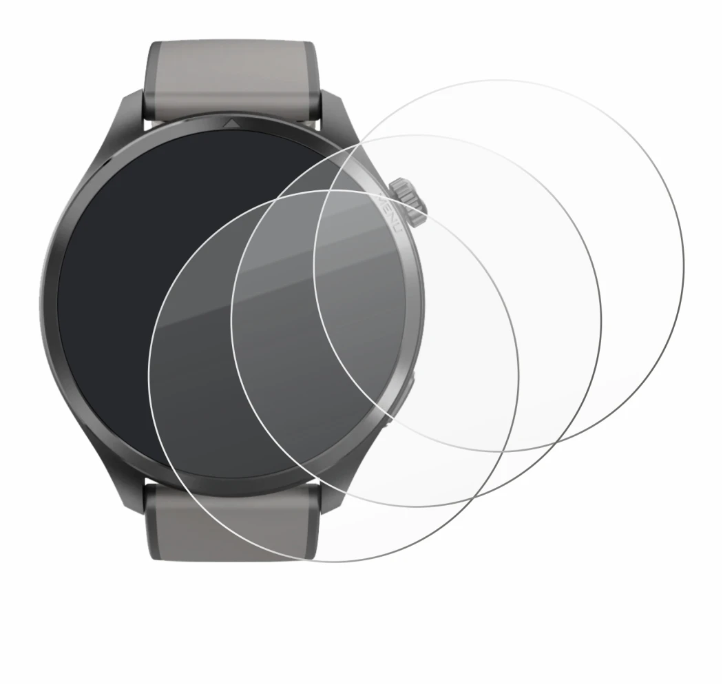 Image of the device Hama Smartwatch 9000 with a wide variety of screen protectors.