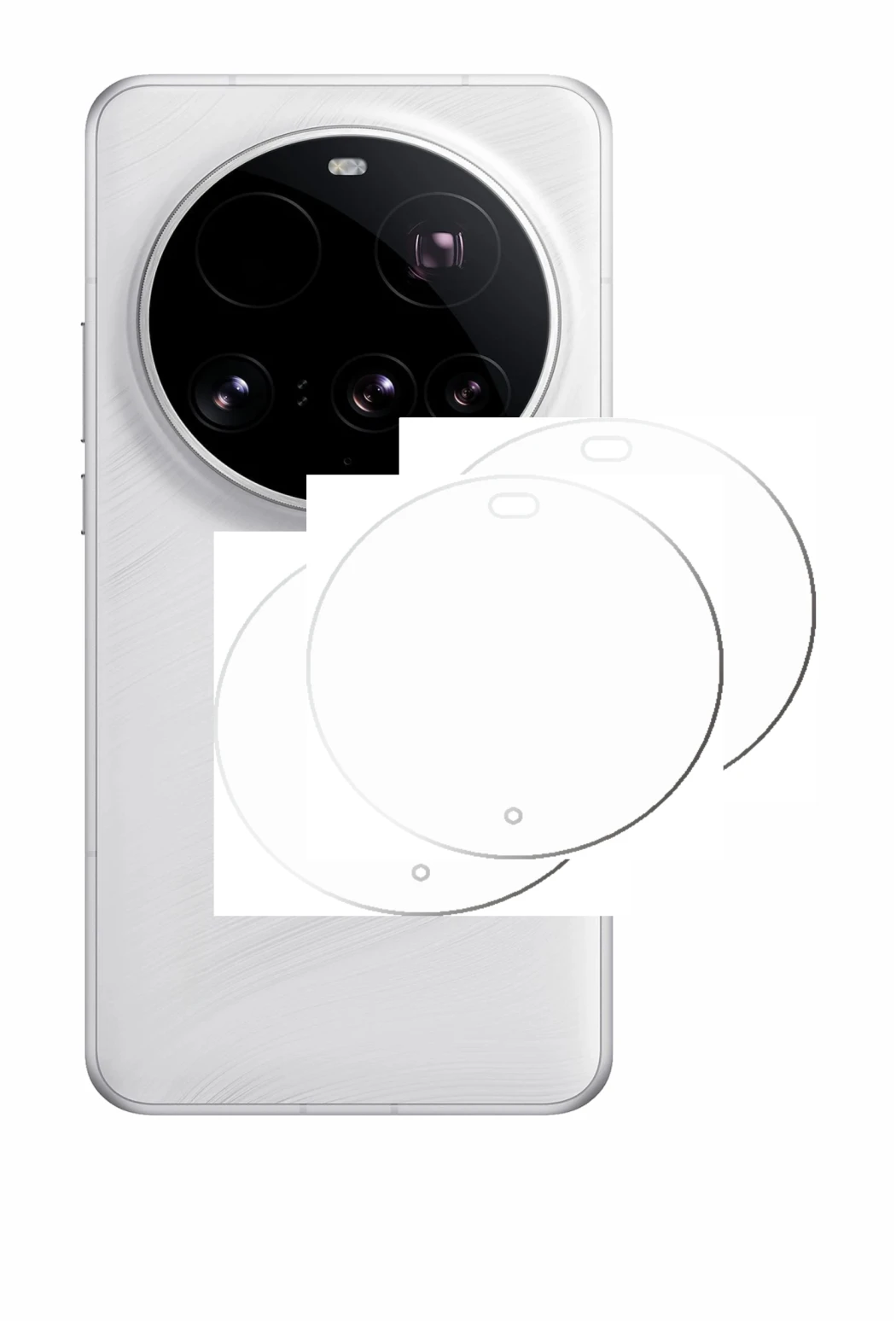 Image of the device Xiaomi 15 Ultra (ONLY Camera Lens) with a wide variety of screen protectors.