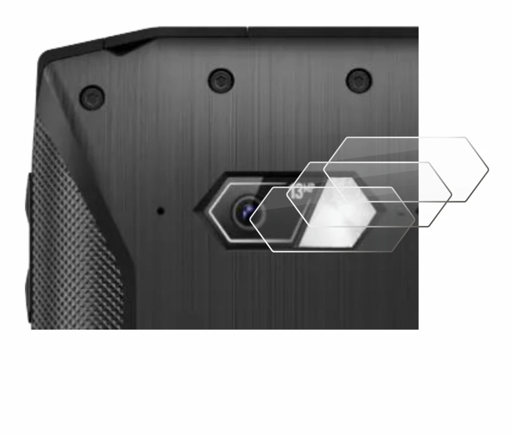 Image of the device Crosscall Core-M5 (ONLY Camera Lens) with a wide variety of screen protectors.