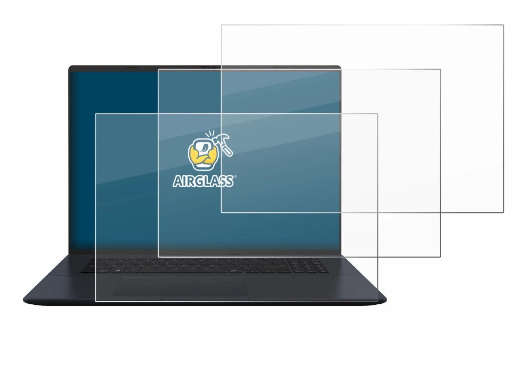 Image of the device ASUS Vivobook 18 M1807 with a wide variety of screen protectors.