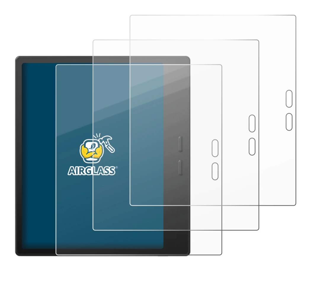 Image of the device Boox Go 7 with a wide variety of screen protectors.