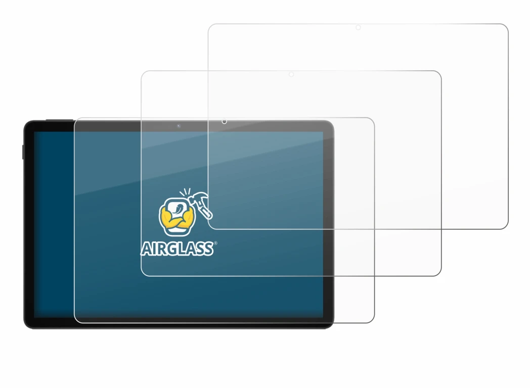 Image of the device Doogee Tab A9 Pro+ with a wide variety of screen protectors.