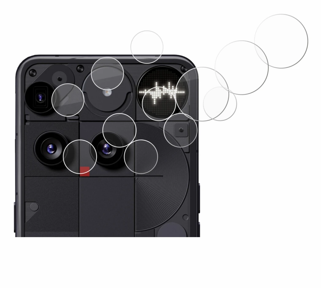 Image of the device Nothing Phone (3) (ONLY Camera Lens) with a wide variety of screen protectors.