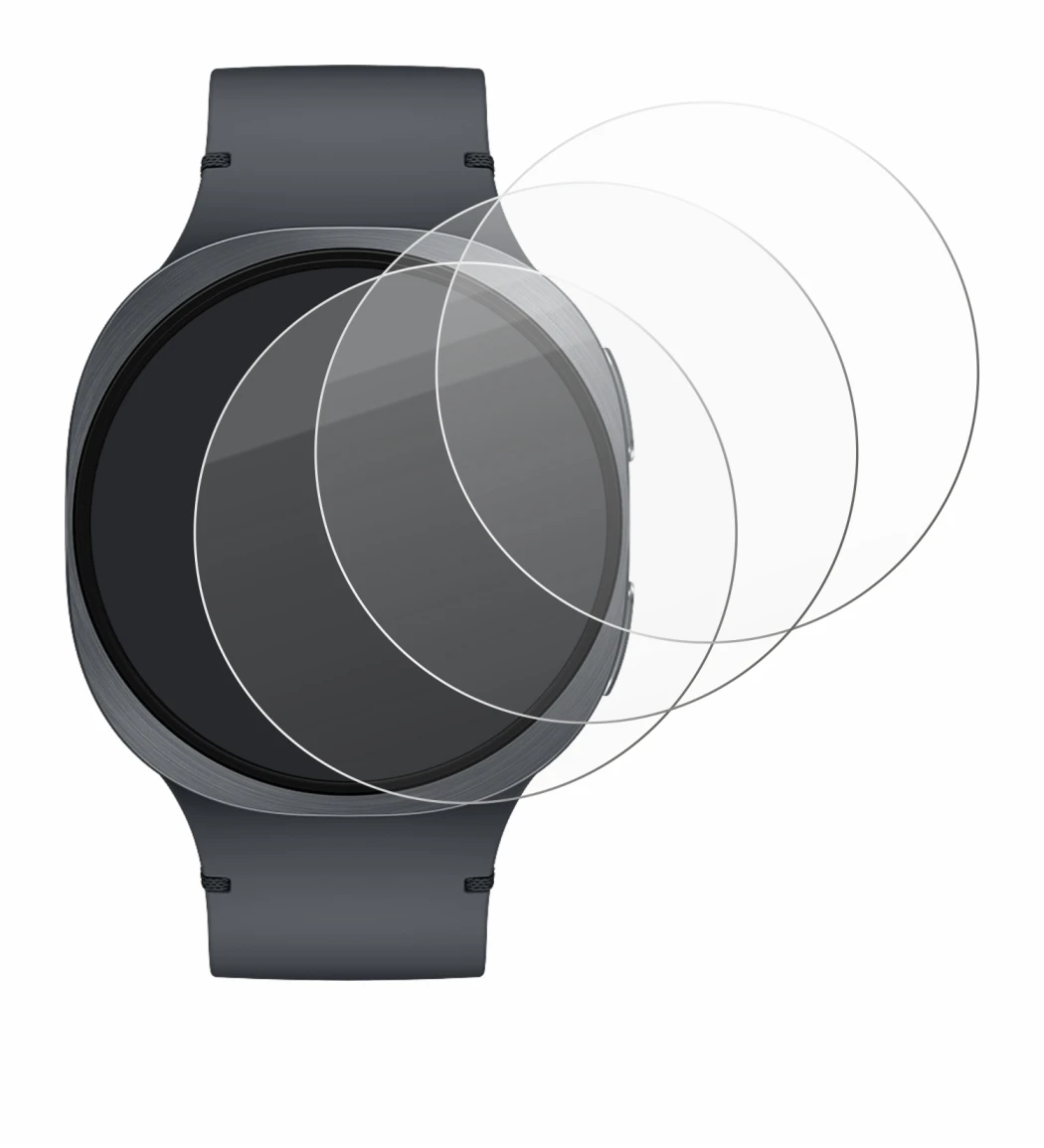 Image of the device Samsung Galaxy Watch 8 (44 mm) with a wide variety of screen protectors.
