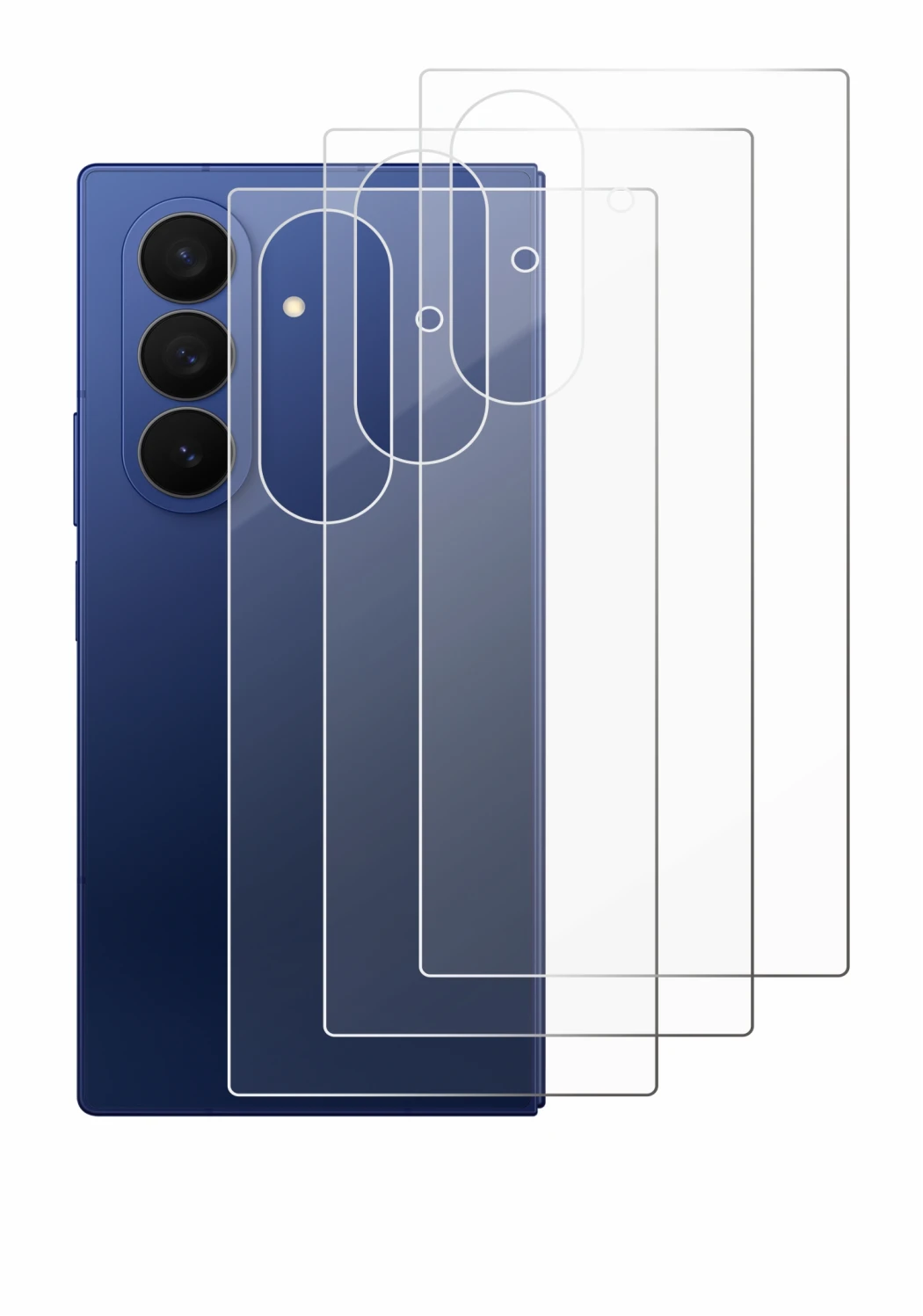 Image of the device Samsung Galaxy Z Fold 7 (Back) with a wide variety of screen protectors.