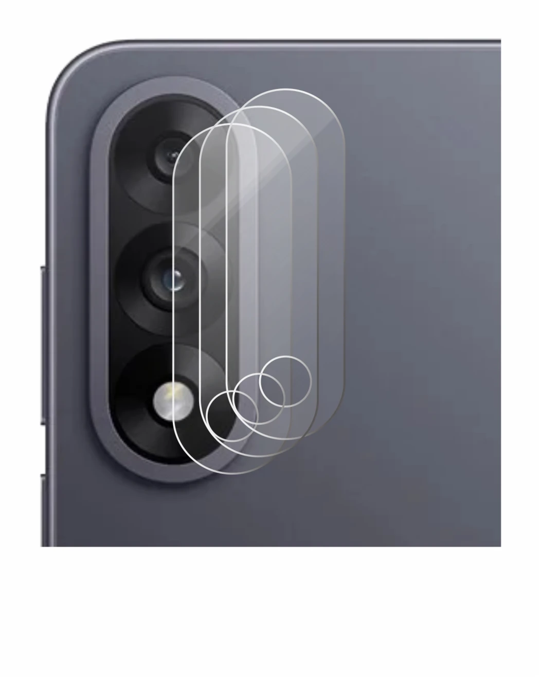 Image of the device OnePlus Nord 5 (ONLY Camera Lens) with a wide variety of screen protectors.