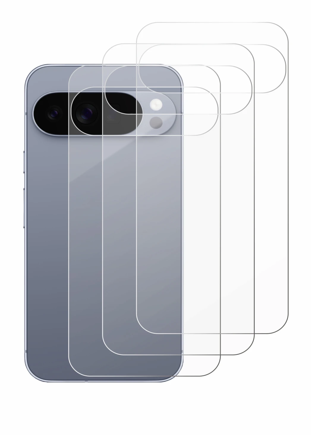 Image of the device Google Pixel 10 Pro XL (Back) with a wide variety of screen protectors.
