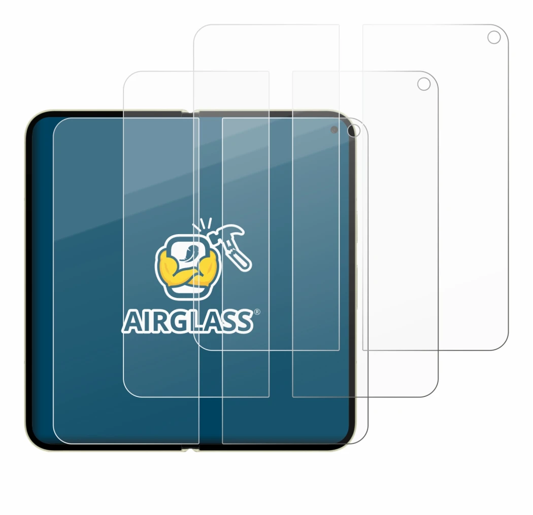 Image of the device Google Pixel 10 Pro Fold (Inner display) with a wide variety of screen protectors.