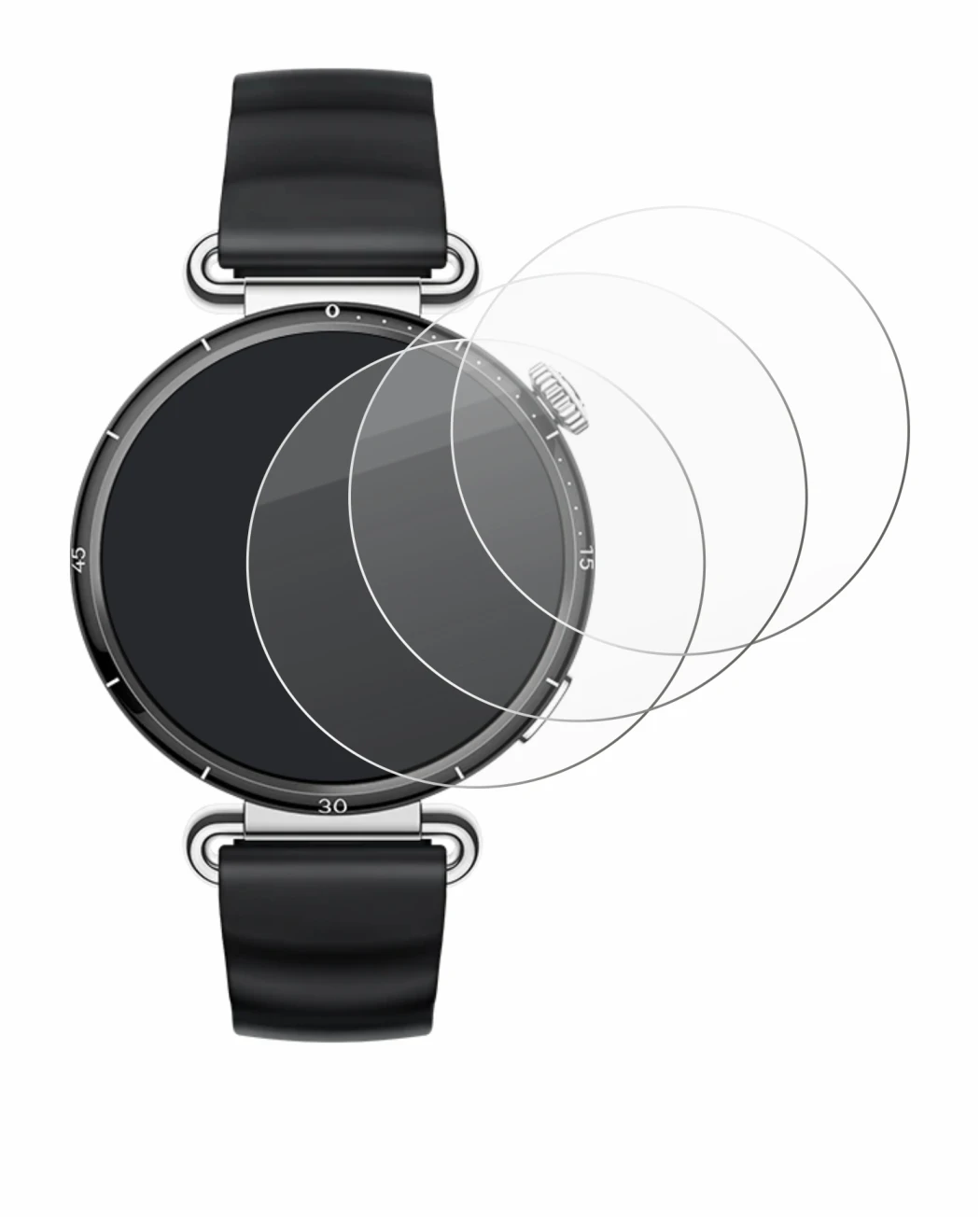 Image of the device Huawei Watch GT 6 (41 mm) with a wide variety of screen protectors.