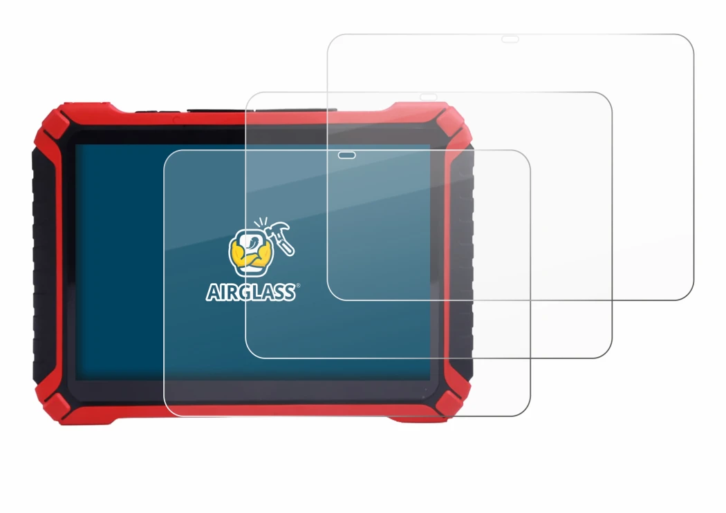 Image of the device Launch X-431 Pad IX with a wide variety of screen protectors.