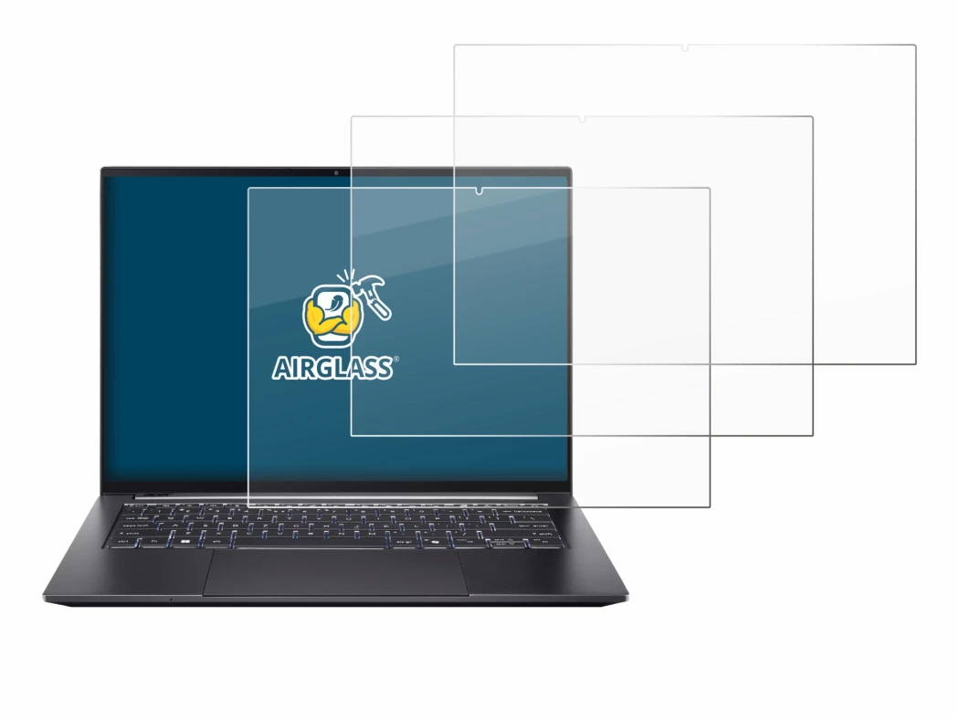 Image of the device Acer Swift X 14 SFX14-73G Touch with a wide variety of screen protectors.