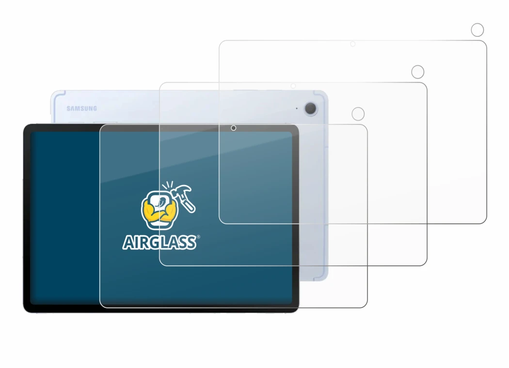 Image of the device Samsung Galaxy Tab S10 FE (Front+Camera) with a wide variety of screen protectors.