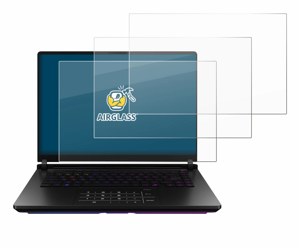 Image of the device ASUS ROG Strix SCAR 18 2025 with a wide variety of screen protectors.